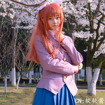 Bhiner Cosplay Sayori Cosplay Costumes Doki Doki Literature Club Online Cosplay Costumes Marketplace