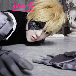 Genos Cosplay One Punch Man Costumes Wigs Shoes